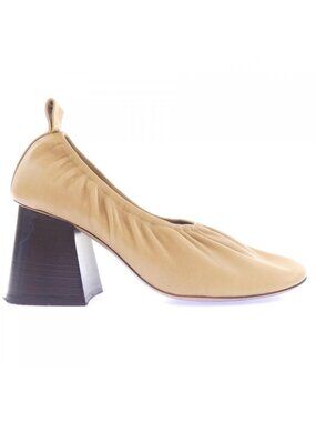 Celine Pumps Heel Beige